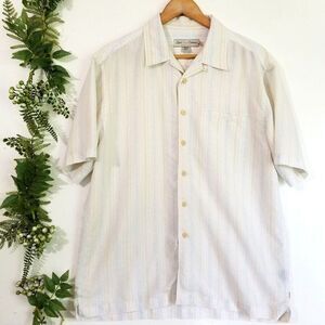VINTAGE QUIKSILVER EDITION MENS‎ SHIRT《592》short sleeve button down